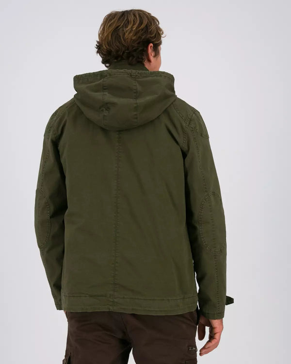 K-Way Elements Men’s Safari 3-in-1 Canvas Field Jacket