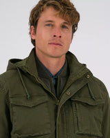 K-Way Elements Men’s Safari 3-in-1 Canvas Field Jacket