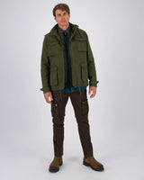 K-Way Elements Men’s Safari 3-in-1 Canvas Field Jacket