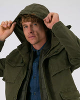 K-Way Elements Men’s Safari 3-in-1 Canvas Field Jacket