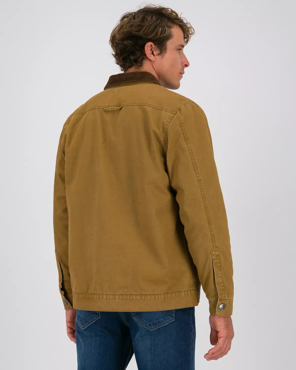 K-Way Elements Men’s Byron Canvas Chore Jacket