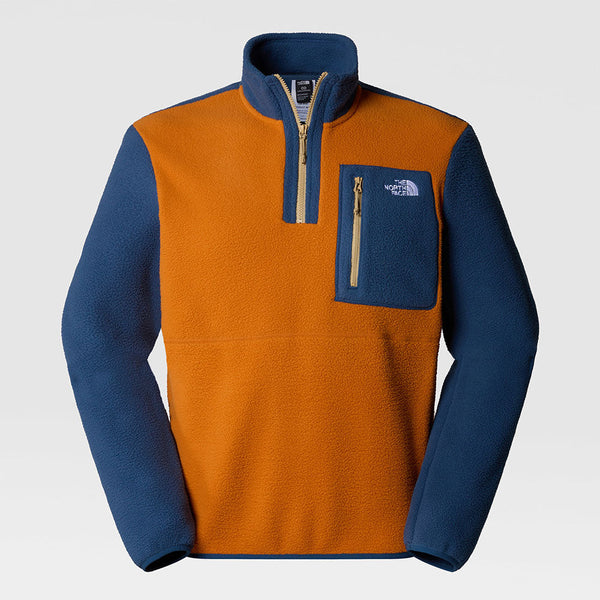 THE NORTH FACE MEN'S YUMIORI 1/4 ZIP FLEECE JACKET